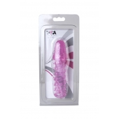 Розовая насадка с нежными шипами - 13,5 см. - Toyfa Basic - в Ачинске купить с доставкой