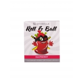 Стимулирующий презерватив-насадка Roll   Ball Raspberry - Sitabella - купить с доставкой в Ачинске