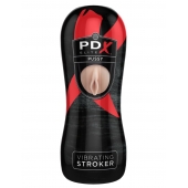 Мастурбатор-вагина Vibrating Pussy Stroker с вибрацией - Pipedream - в Ачинске купить с доставкой