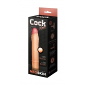 Телесная насадка-удлинитель из неоскин - 19,5 см. - LOVETOY (А-Полимер) - в Ачинске купить с доставкой