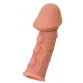 Насадка на фаллос с пузыриками, венками и ребристостью KOKOS Extreme Sleeve 09 - 12,7 см. - KOKOS - в Ачинске купить с доставкой
