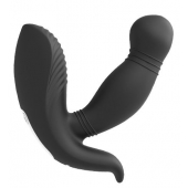 Черный вибромассажер простаты PROSTATE HERO - Dream Toys - в Ачинске купить с доставкой