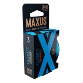 Классические презервативы в железном кейсе MAXUS Classic - 3 шт. - Maxus - купить с доставкой в Ачинске
