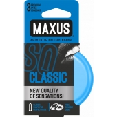 Классические презервативы в железном кейсе MAXUS Classic - 3 шт. - Maxus - купить с доставкой в Ачинске