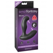 Черный массажер простаты Electro Stim Prostate Vibe с электростимуляцией - 13,3 см. - Pipedream - купить с доставкой в Ачинске