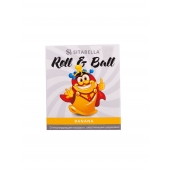 Стимулирующий презерватив-насадка Roll   Ball Banana - Sitabella - купить с доставкой в Ачинске
