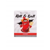 Стимулирующий презерватив-насадка Roll   Ball Cherry - Sitabella - купить с доставкой в Ачинске