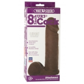 Насадка-реалистик Vac-U-Lock 8  ULTRASKYN Cock - 20,6 см. - Doc Johnson - купить с доставкой в Ачинске