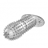 Закрытая прозрачная насадка Crystal sleeve - 12 см. - Erowoman-Eroman - в Ачинске купить с доставкой