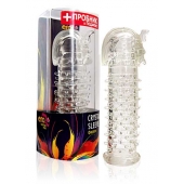 Закрытая прозрачная насадка на пенис Crystal Sleeve Faraon - 13,5 см. - Erowoman-Eroman - в Ачинске купить с доставкой