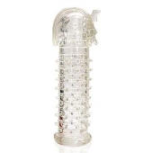 Закрытая прозрачная насадка на пенис Crystal Sleeve Faraon - 13,5 см. - Erowoman-Eroman - в Ачинске купить с доставкой