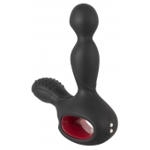 Черный вибромассажер простаты с нагревом и ротацией Prostate Plug - 14,5 см. - Orion - в Ачинске купить с доставкой