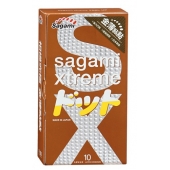 Презервативы Sagami Xtreme FEEL UP с точечной текстурой и линиями прилегания - 10 шт. - Sagami - купить с доставкой в Ачинске
