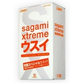 Ультратонкие презервативы Sagami Xtreme SUPERTHIN - 15 шт. - Sagami - купить с доставкой в Ачинске