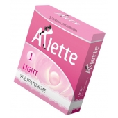 Ультратонкие презервативы Arlette Light - 3 шт. - Arlette - купить с доставкой в Ачинске