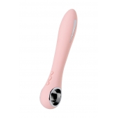 Розовый силиконовый вибратор с электростимуляцией GALVANI VIBE - 21 см. - ToyFa - купить с доставкой в Ачинске