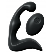 Черный вибромассажер простаты с пультом ДУ Control P-Spot Pro - Pipedream - в Ачинске купить с доставкой