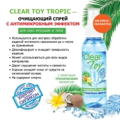 Очищающий спрей для игрушек CLEAR TOY Tropic - 100 мл. - Биоритм - купить с доставкой в Ачинске