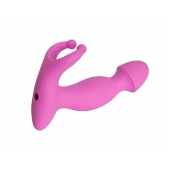 Розовый стимулятор простаты с усиками - 15 см. - 4sexdreaM - в Ачинске купить с доставкой