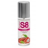 Смазка на водной основе S8 Flavored Lube со вкусом вишни - 125 мл. - Stimul8 - купить с доставкой в Ачинске