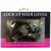 Черные меховые наручники Love с ключиками - Baile - купить с доставкой в Ачинске