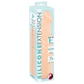 Телесная насадка-удлинитель Silicone Extension - 19 см. - Orion - в Ачинске купить с доставкой