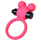 Розовое виброкольцо на пенис A-Toys - A-toys - в Ачинске купить с доставкой