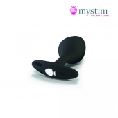 Черная пробка Mystim Rocking Vibe S с возможностью подключения к электростимулятору - 9,7 см. - MyStim - купить с доставкой в Ачинске