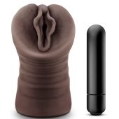 Коричневый мастурбатор-вагина Alexis - Blush Novelties - в Ачинске купить с доставкой