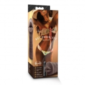 Коричневый мастурбатор-ротик Heather - Blush Novelties - в Ачинске купить с доставкой