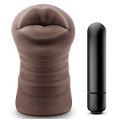 Коричневый мастурбатор-ротик Renee - Blush Novelties - в Ачинске купить с доставкой