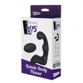 Черный вибромассажер простаты REMOTE BOOTY PLEASER - Dream Toys - в Ачинске купить с доставкой
