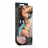 Телесный мастурбатор-ротик Angie - Blush Novelties - в Ачинске купить с доставкой