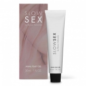 Лубрикант на водной основе Slow Sex Anal Play Gel - 30 мл. - Bijoux Indiscrets - купить с доставкой в Ачинске