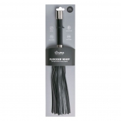 Черная плеть Easytoys Flogger With Metal Grip - 38 см. - Easy toys - купить с доставкой в Ачинске