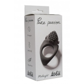 Черное эрекционное виброкольцо Pure Passion Midnight - Lola Games - в Ачинске купить с доставкой