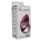 Бордовое эрекционное виброкольцо Pure Passion Midnight - Lola Games - в Ачинске купить с доставкой
