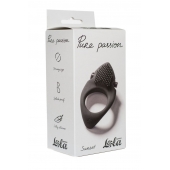 Черное эрекционное виброкольцо Pure Passion Sunset - Lola Games - в Ачинске купить с доставкой
