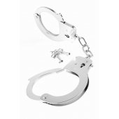 Металлические серебристые наручники Designer Metal Handcuffs - Pipedream - купить с доставкой в Ачинске