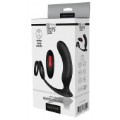 Черный массажер простаты REMOTE P-PLEASER - Dream Toys - в Ачинске купить с доставкой