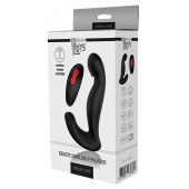 Черный вибромассажер простаты SWIRLING P-PLEASER - Dream Toys - в Ачинске купить с доставкой