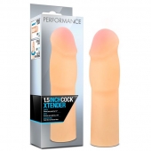 Телесная насадка-удлинитель на пенис PERFORMANCE 1.5INCH COCK XTENDER - 16 см. - Blush Novelties - в Ачинске купить с доставкой