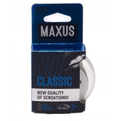 Классические презервативы в пластиковом кейсе MAXUS Classic - 3 шт. - Maxus - купить с доставкой в Ачинске