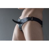 Черные трусики Better с анальной насадкой - 8 см. - Lola Games - купить с доставкой в Ачинске