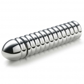 Рельефный фаллос для интенсивного электросекса Groovey George - 20 см. - MyStim - купить с доставкой в Ачинске