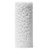Белый 3D мастурбатор PILE - Tenga - в Ачинске купить с доставкой