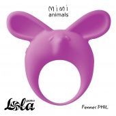 Фиолетовое эрекционное кольцо Fennec Phil - Lola Games - в Ачинске купить с доставкой