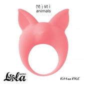 Оранжевое эрекционное кольцо Kitten Kyle - Lola Games - в Ачинске купить с доставкой