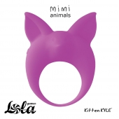 Фиолетовое эрекционное кольцо Kitten Kyle - Lola Games - в Ачинске купить с доставкой