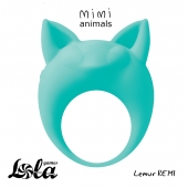 Зеленое эрекционное кольцо Lemur Remi - Lola Games - в Ачинске купить с доставкой